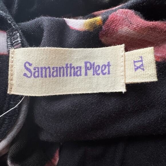 SAMANTHA PLEET DEMETER Candle Print Mock-neck Midi Dress - Picture 6 of 9